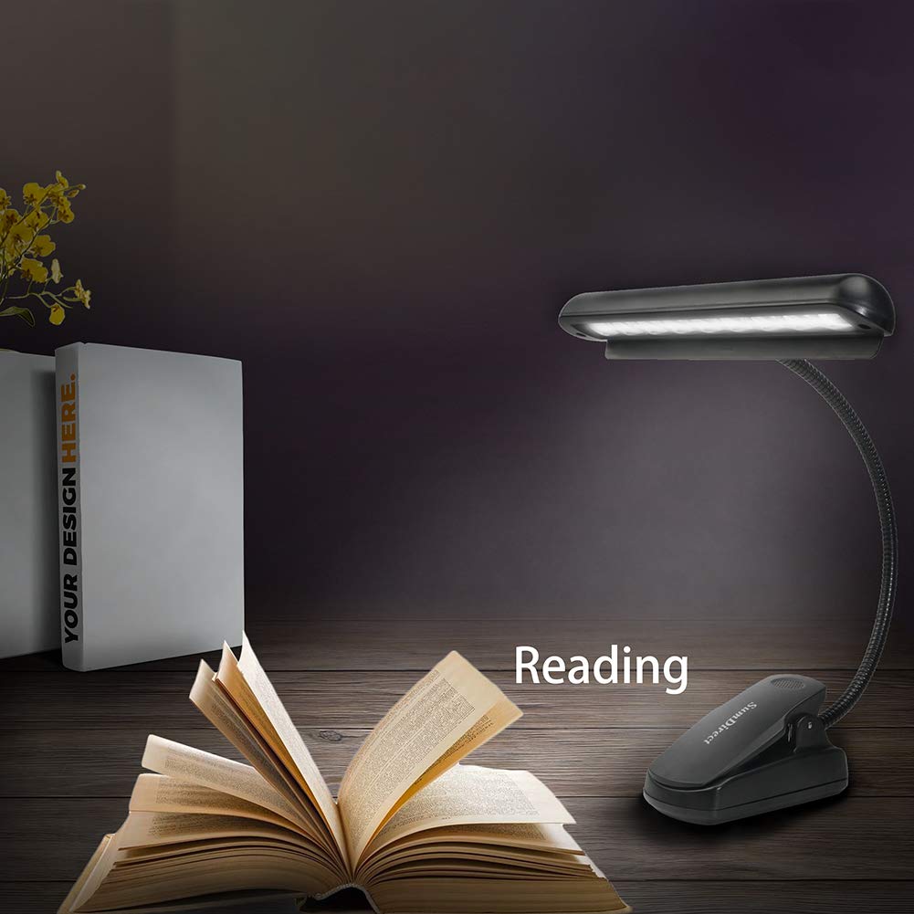 SumDirect Music Stand Light - 9 LED Adjustable Clip on Piano Lights, USB and Battery Operated, Perfect for Piano, Book Reading, Orchestra, Podium, Easel - Image 6